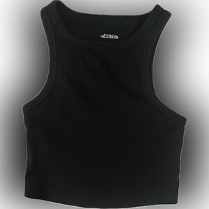 Wild Fable Black Cropped Tank Top